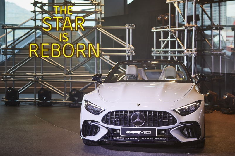 全車零件獨立研發丨重新演譯一代經典開篷跑車丨Mercedes-AMG SL兩款車型全新抵港