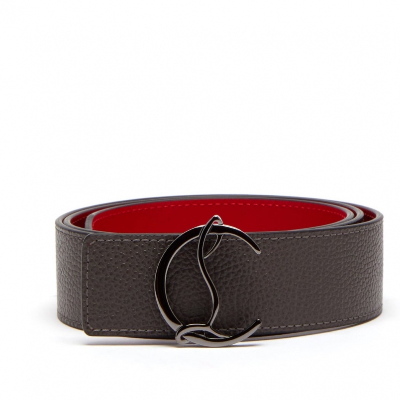 Christian Louboutin Monogram-buckle Leather Belt